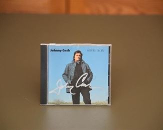 RARE Johnny Cash signed CD with authenticity. 