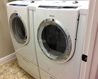 Bosch Nexxt 500 Plus Series Washer and Dryer. Please note that the Bosch Nexxt 500 Plus Series Washer and (Natural Gas) Dryer are available for Pre-Sale on a First Come, First Served Basis. 