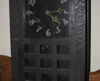 Mission style clock