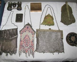 Vintage mesh purses