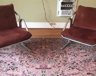 Mid century modern chairs-groovy!