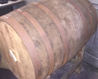 We have a PAIR of  antique Oak barrels