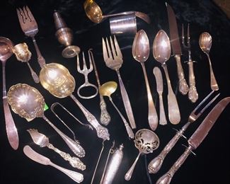 Fine old sterling pieces some dating to 1804