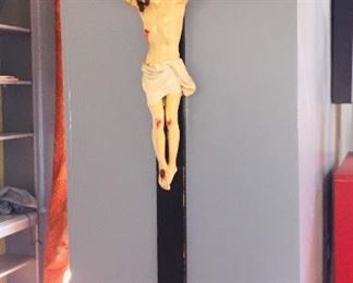 Very large crucifix from a church
