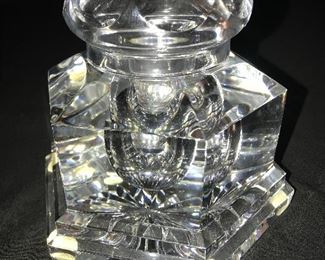 Baccarat inkwell