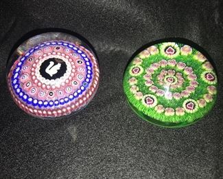 Baccarat & Parabelle paperweights