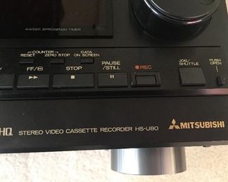 Mitsubishi Stereo Video Cassette Recorder