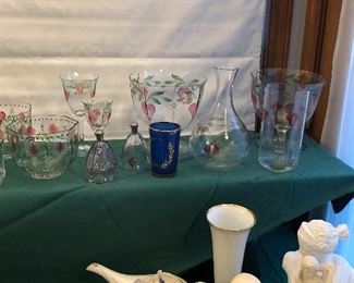 Orrefors Painted Glassware