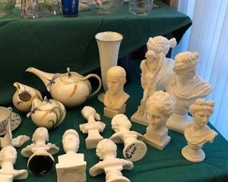 Classical Busts - Parian and Ceramic
