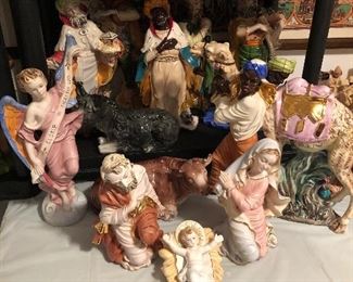 Italian Painted Nativity