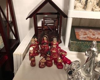 Mexican Painted Nativity