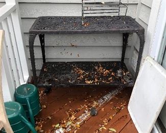 Metal GardenTiered Table