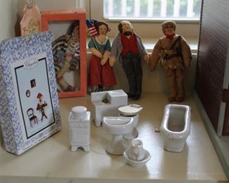 Porcelain miniatures for doll house