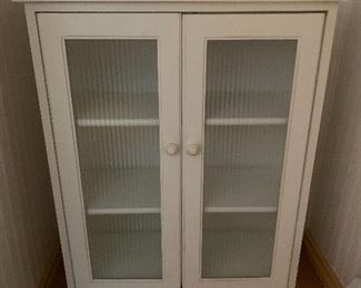 White utility cabinet