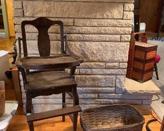 Antique High Chair