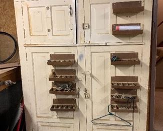 Large Antique Kitchen Cabiet