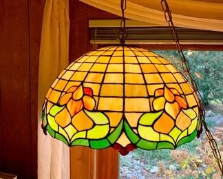 Gorgeous Stained Glass Chandelier Lighting Fixture