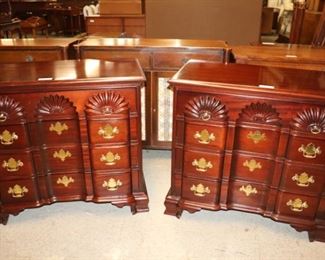 Heirloom Link-Taylor Solid Mahogany Block Front Chests