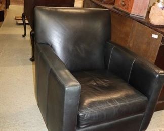 Crate & Barrel Leather Chair