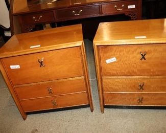 Johnson Furniture.  Mid Century Nightstands.