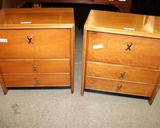 Johnson Furniture.  Mid Century Nightstands.