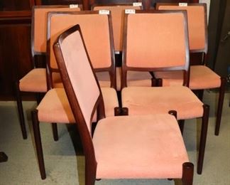 Mid Century Modern Rosewood 10 piece Dining Room Set.  Made in Denmark.
