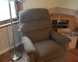 recliner and lamp
