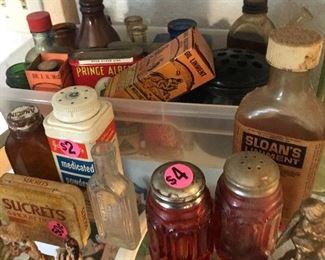 Antique bottles