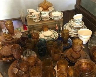 Antique glassware