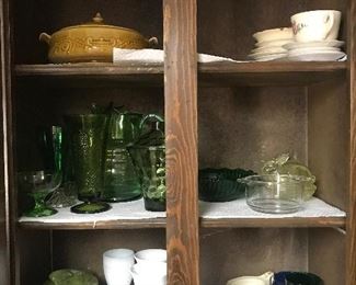 Antique glassware