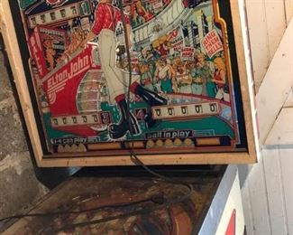 Original run Captain Fantastic pinball machine
