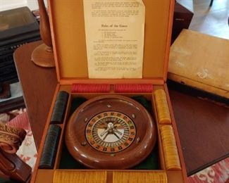 Bakelite Roulette Wheel Game
