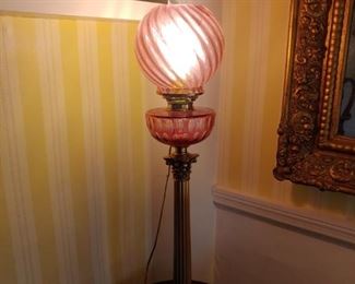 Collection of Antique Oil Lamps