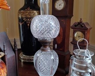 Collection of Antique Oil Lamps