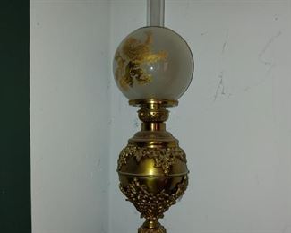 Collection of Antique Oil Lamps