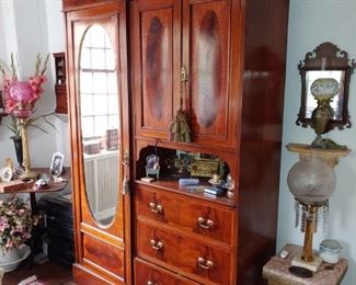Antique Inlaid Dresser