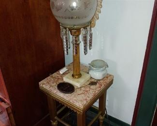 Collection of Antique Oil Lamps