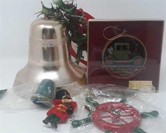 6" Bell Music Box, Hallmark Nostalgia Ornament,