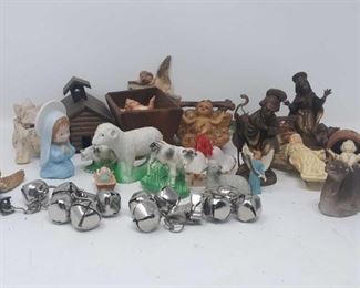 Miscellaneous Nativity Figurines and Bells