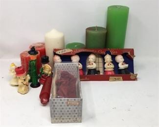 Vintage Decorative Christmas Candles