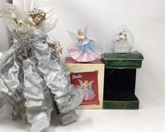 Angel Tree Topper, Barbie Swan Lake Ornament and