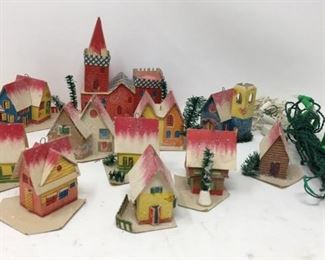Genuine Italian Miniature Lights Village Set