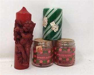 Miscellaneous holiday candles