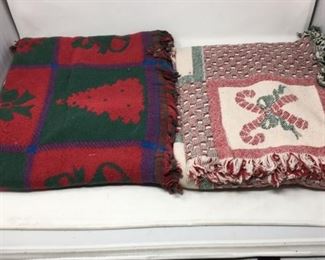 Decorative twin sized blankets