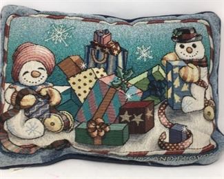 Christmas themed pillow