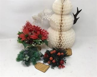 Imitation plant decorations along with 12”
