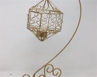 Gold 17” candle holder