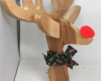 16” put together wooden deer figure NOT COMPLETE