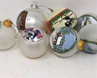 Collection of bulb ornaments