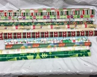 Lot of miscellaneous wrapping paper